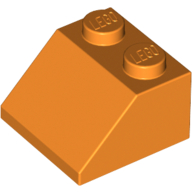 [! Used] Slope 45 2 x 2, Orange. /Lego. Parts. 3039